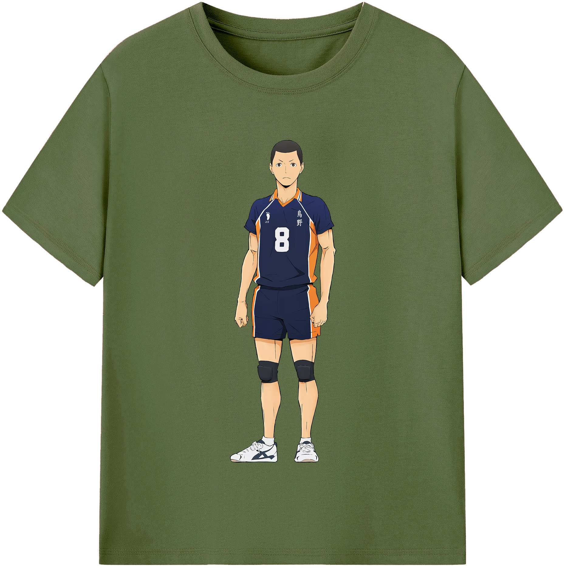 （画像用） ハイキュー!! Haikyu!! 綿100％半袖Tシャツ（フロントプリント）